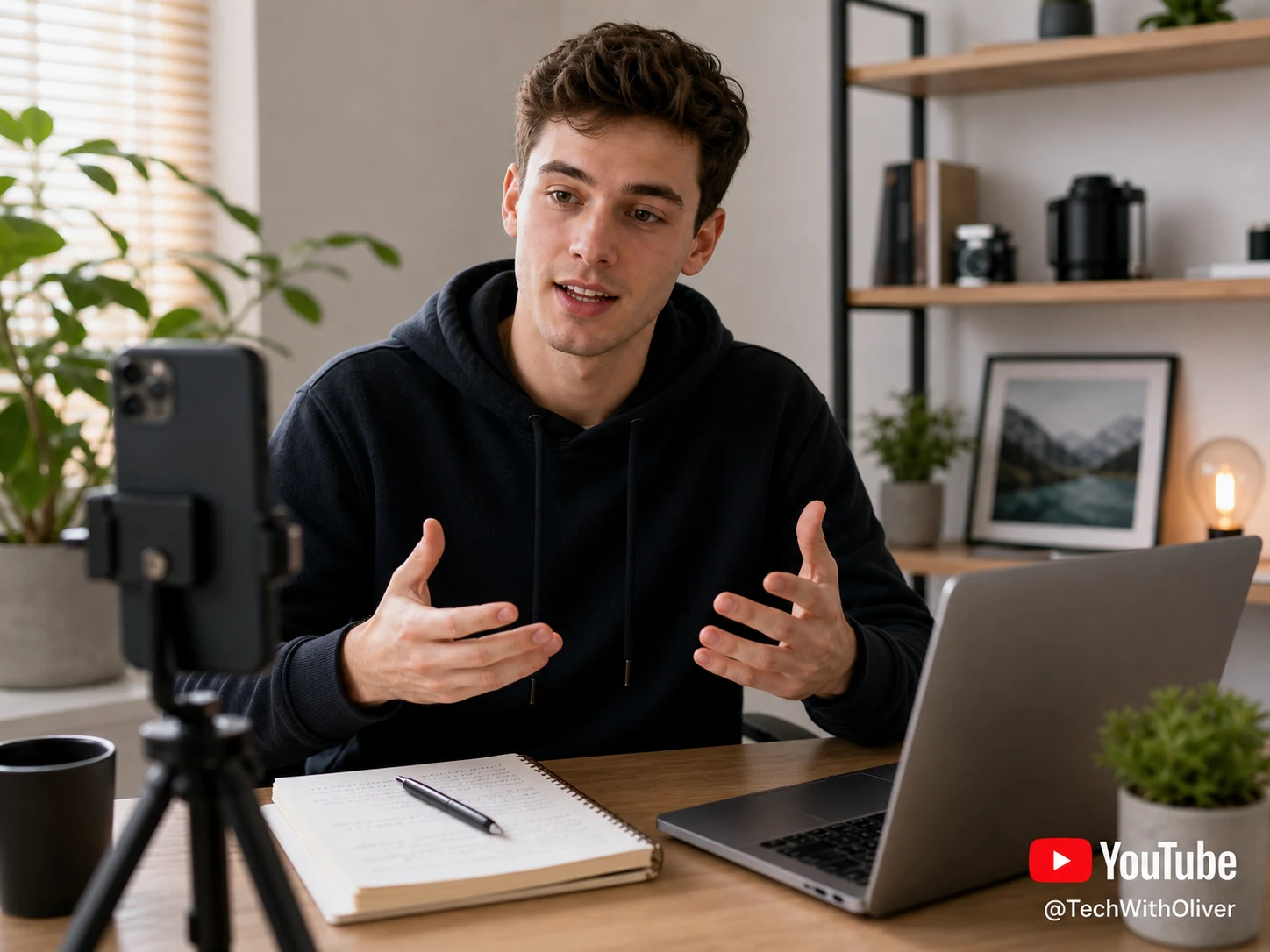 YouTube Shorts video with a visible YouTube watermark before AI removal - UnmarkAI